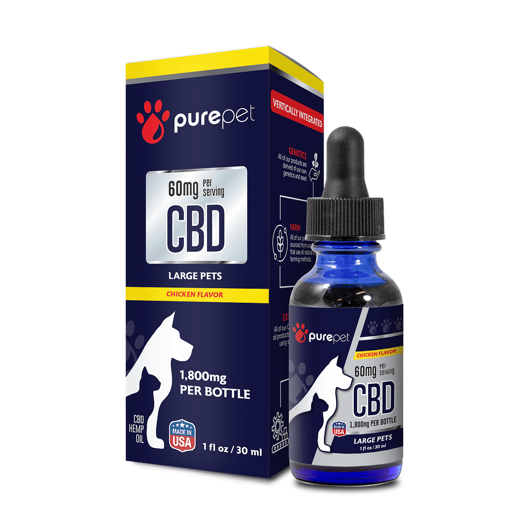 Pure Pet - Large Pet Tincture - 30ml - 1800mg CBD