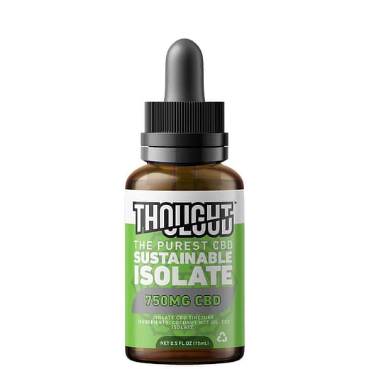 ThoughtCloud Isolate CBD in Coconut MCT Oil 750mg, 1500mg, 3000mg